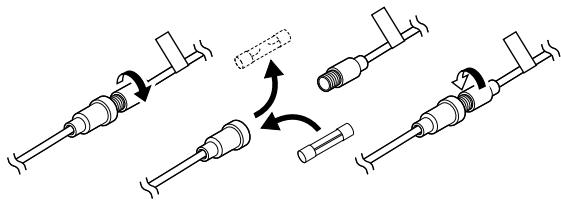ICOM IC-M510 - Fuse replacement - 1