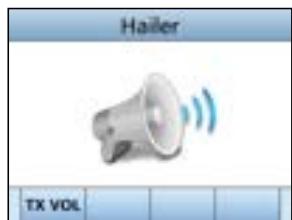 ICOM IC-M510 - Using the Hailer - 1