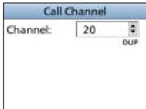 ICOM IC-M510 - Setting the Call channel - 1