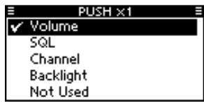 ICOM IC-M510 - Example: Dial assignment - 2