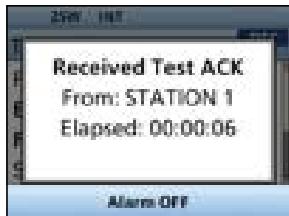 ICOM IC-M510 - Sending a Test call - 4