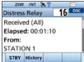 ICOM IC-M510 - Receiving a Distress Relay call - 3