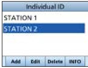 ICOM IC-M510 - Deleting an entered ID - 1