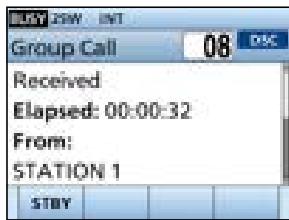 ICOM IC-M510 - When an All Ships call is received: - 3