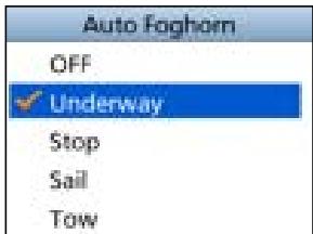 ICOM IC-M510 - Automatic Foghorn function - 1