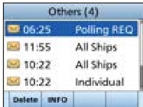 ICOM IC-M510 - Received DSC Log - 1