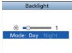 ICOM IC-M510 - Adjusting the backlight and the display mode - 2