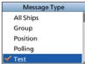 ICOM IC-M510 - Sending a Test call - 1