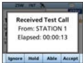 ICOM IC-M510 - Sending a Test Acknowledgment - 1
