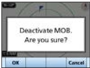 ICOM IC-M510 - Stopping MOB - 1