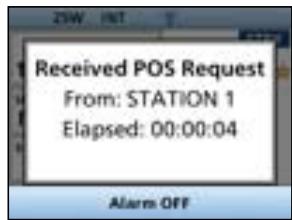 ICOM IC-M510 - When a Position Request call is received: - 1