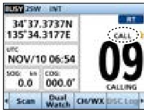 ICOM IC-M510 - Call channel - 1