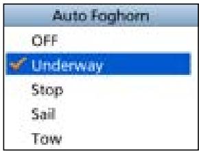 ICOM IC-M510E - Automatic Foghorn function - 1