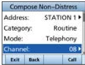ICOM IC-M510E - Sending an Individual call - 2