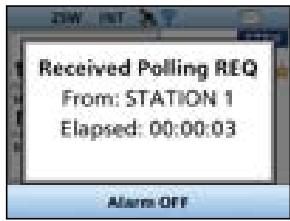ICOM IC-M510E - Sending a Polling Reply call - 1