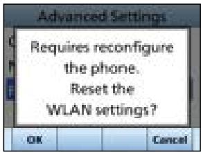ICOM IC-M510E - Reset the WLAN settings - 1