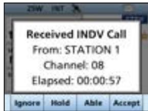 ICOM IC-M510E - Sending an Individual Acknowledgment - 3
