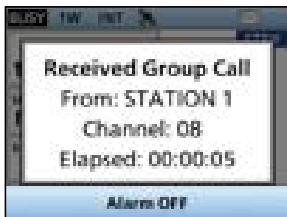 ICOM IC-M510E - When an All Ships call is received: - 1