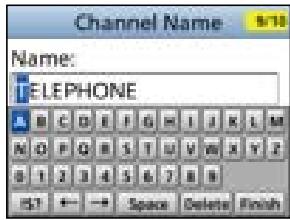ICOM IC-M510E - ■ Editing a channel name - 1