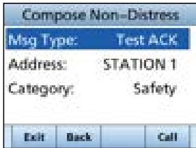 ICOM IC-M510E - Receiving a Test call - 5