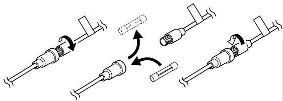 ICOM IC-M510E - Fuse replacement - 1