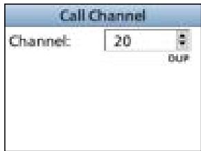 ICOM IC-M510E - Setting the Call channel - 1