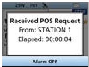 ICOM IC-M510E - Sending a Position Reply call - 1
