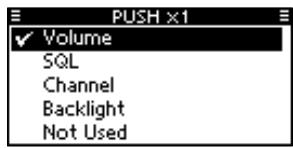 ICOM IC-M510E - Example: Dial assignment - 2