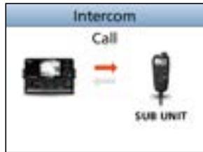 ICOM IC-M510E - NOTE: While using the Intercom function, - 3