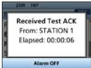 ICOM IC-M510E - Sending a Test call - 4