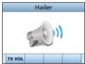 ICOM IC-M510E - Using the Hailer - 1