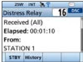 ICOM IC-M510E - Receiving a Distress Relay call - 3
