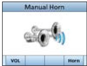 ICOM IC-M510E - Manual Horn function - 1