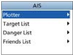 ICOM IC-M510E - Using the AIS list screen - 2