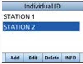 ICOM IC-M510E - Deleting an entered ID - 1