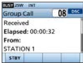 ICOM IC-M510E - When an All Ships call is received: - 3