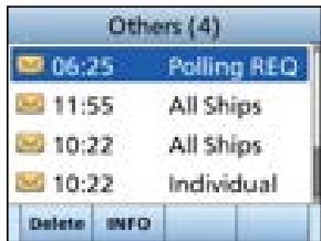 ICOM IC-M510E - Received DSC Log - 1