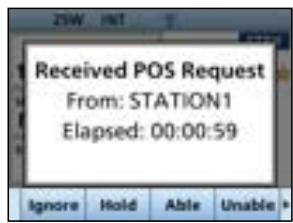 ICOM IC-M510E - Sending a Position Reply call - 2