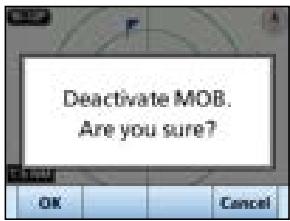 ICOM IC-M510E - Stopping MOB - 1