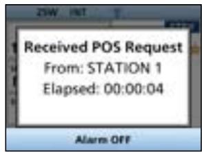 ICOM IC-M510E - When a Position Request call is received: - 1