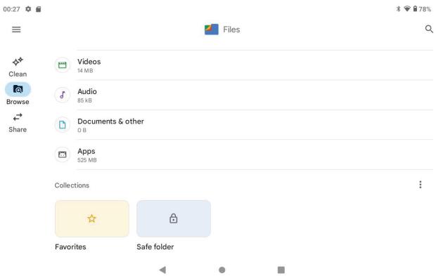 Tibuta E200 - File Manager - 1