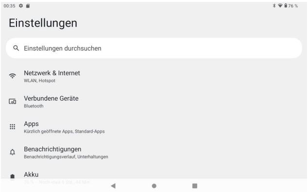 Tibuta E200 - Ausstattung Grundeinstellung: - 2