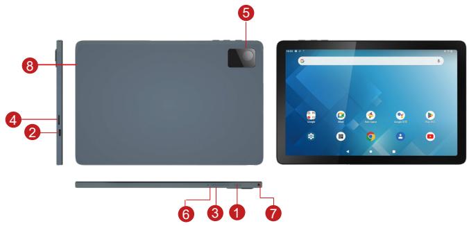 Tibuta E200 - Aparence et bouton: - 1
