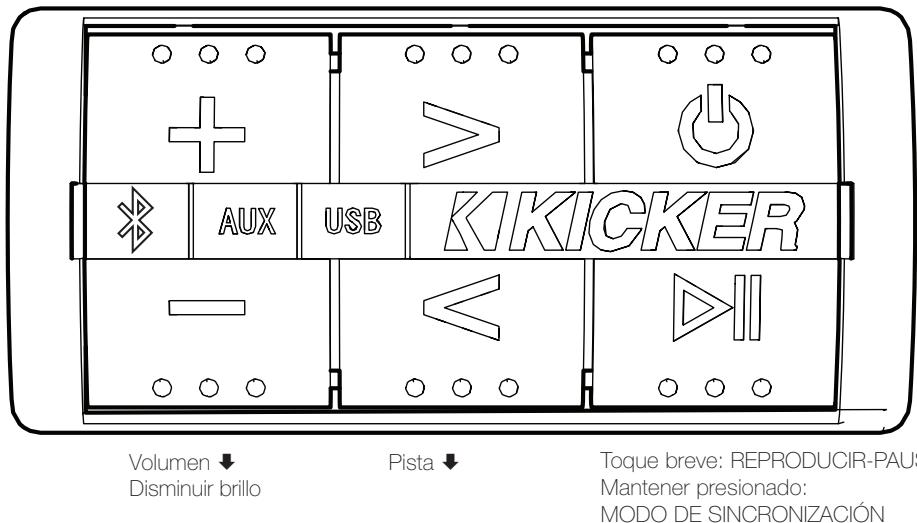 KICKER PXIBT100.2 - LED de estado de entrada: - 1