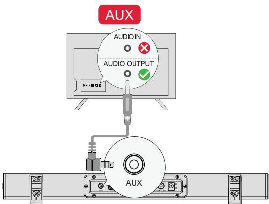 ULTIMEA U2100 - CONNECTER AU TÉLEVISEUR VIA OPTIQUE / AUX - 2