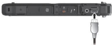 Getac K120 - Connecting a Display Monitor - 1