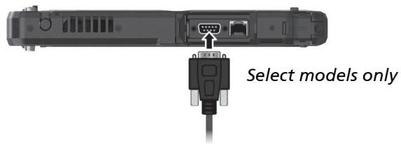 Getac K120 - Connecting a Serial Device - 1
