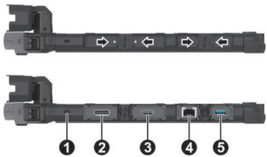 Getac K120 - Left-Side Components - 1
