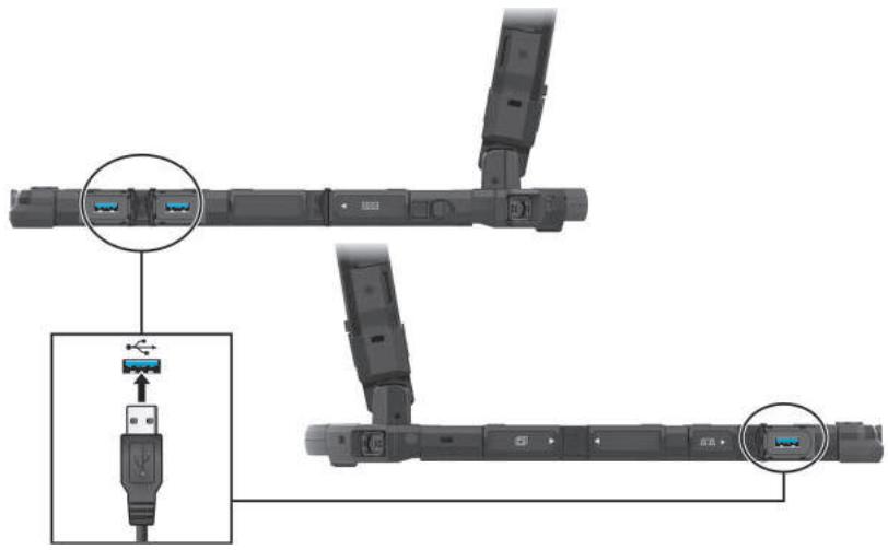 Getac K120 - Connecting a USB Device - 3