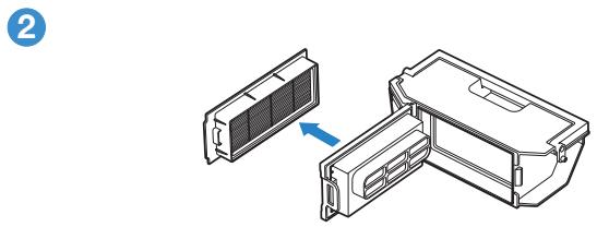 Yeedi S12 - Maintain Dust Bin and Filter - 2